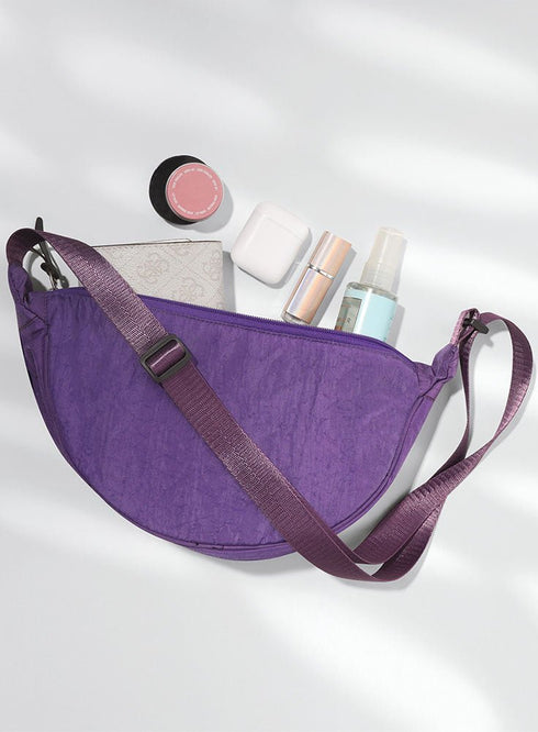 Sparkle Purple Waist Bag - Khotwh